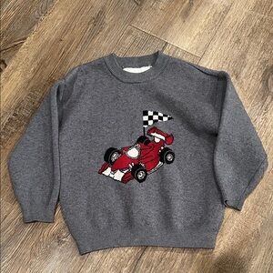 ZARA Race Car sweater